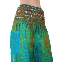 Harembroek Large Veer turquoise